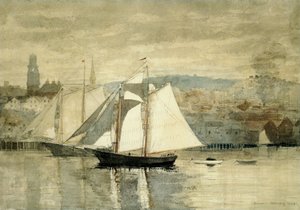2つのヨット 作： Winslow Homer